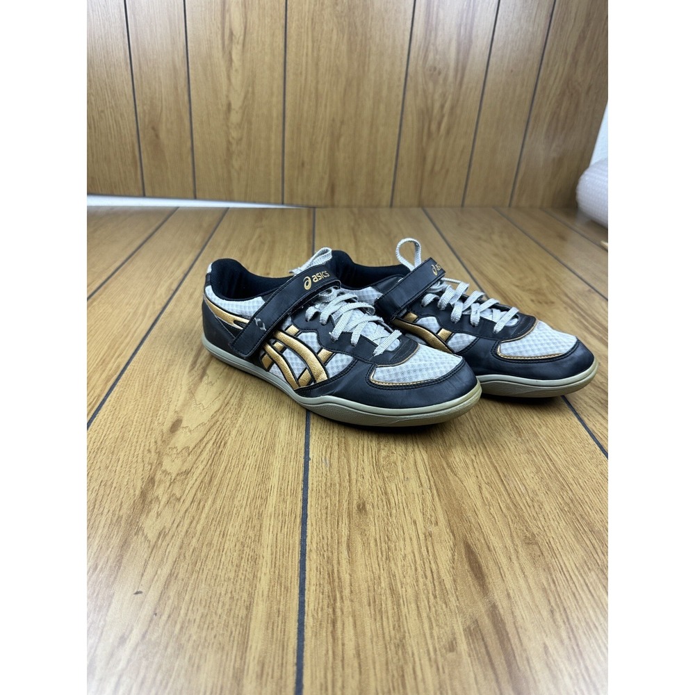 Asics Hyperthrow 2 Track Field Athletic Gym‎ Shoes Low Gold GN812  Men's Size 9